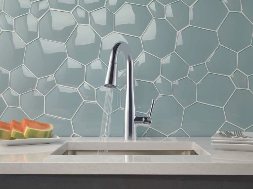 Delta 1-Handle Pull-Down Bar/Prep Faucet, Chrome - Image 2