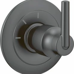 Delta 3-Setting 2-Port Diverter Trim, Matte Black