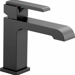 Delta Ara 1-Handle Bathroom Faucet, Matte Black