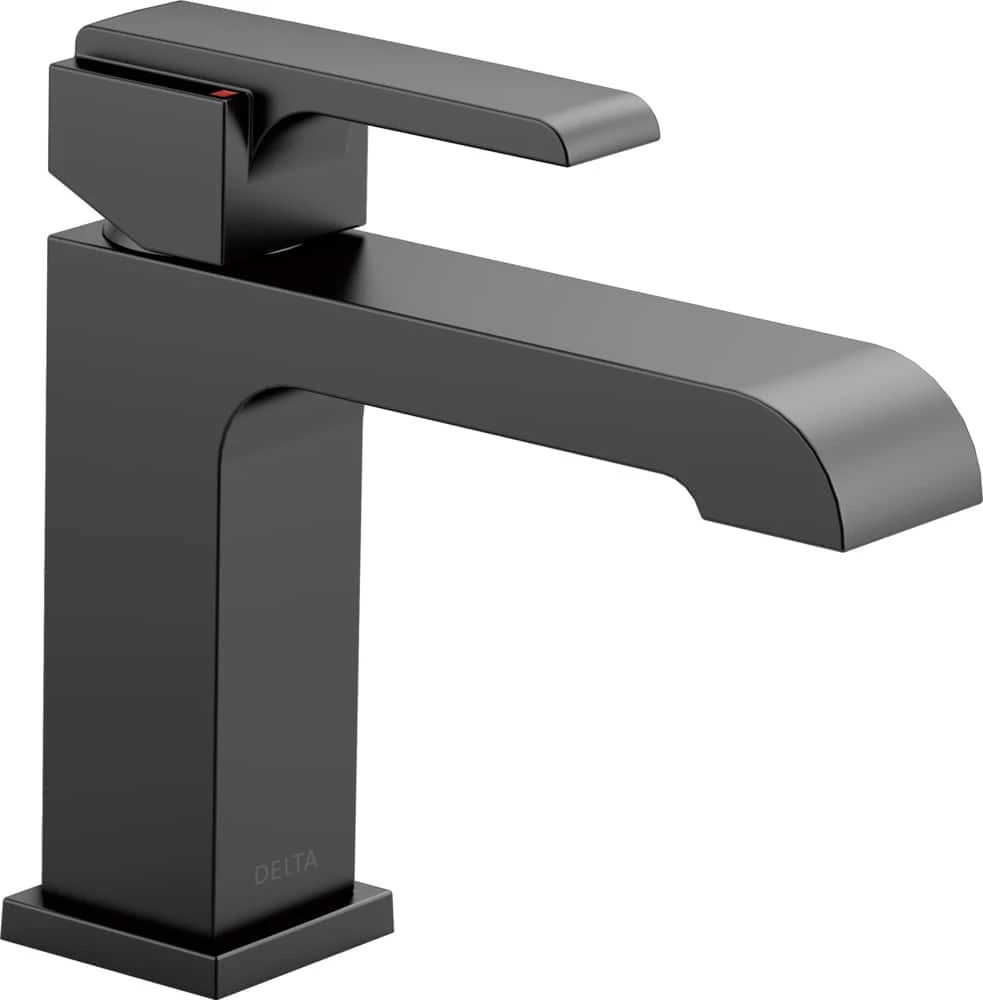 Delta Ara 1-Handle Bathroom Faucet, Matte Black