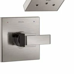 Delta Ara Monitor 14 Series H2Okinetic Tub & Shower Trim, Stainless Steel