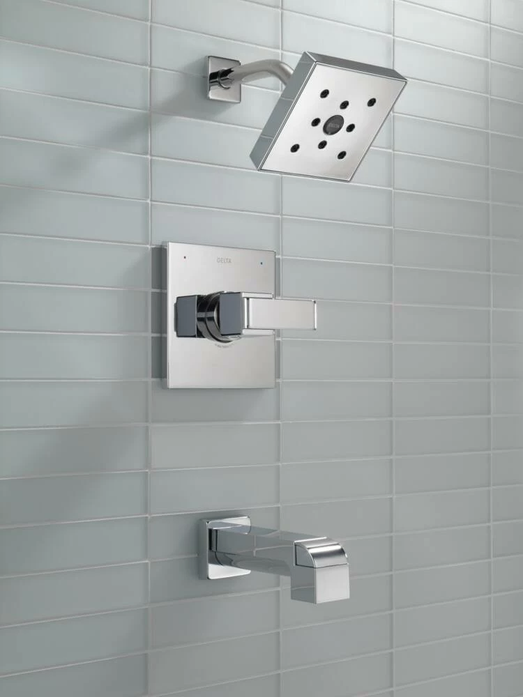 Delta Ara Monitor 14 Series H2Okinetic Tub & Shower Trim, Stainless Steel - Image 3