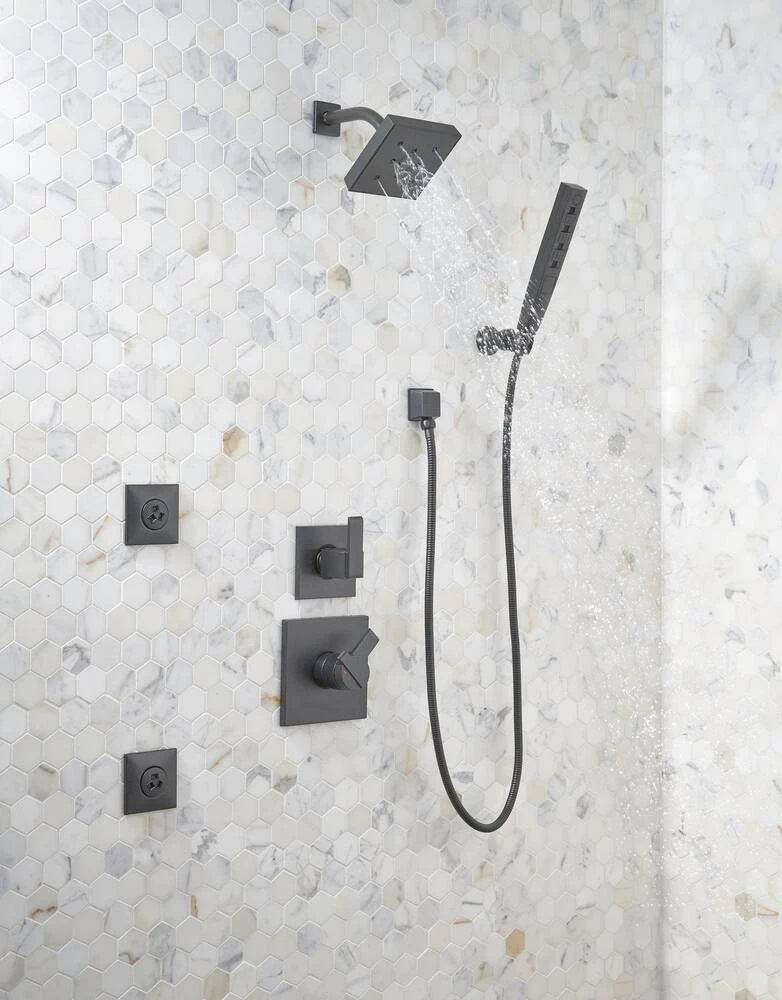 Delta Ara Monitor 17 Series H2Okinetic Shower Trim, Matte Black - Image 5