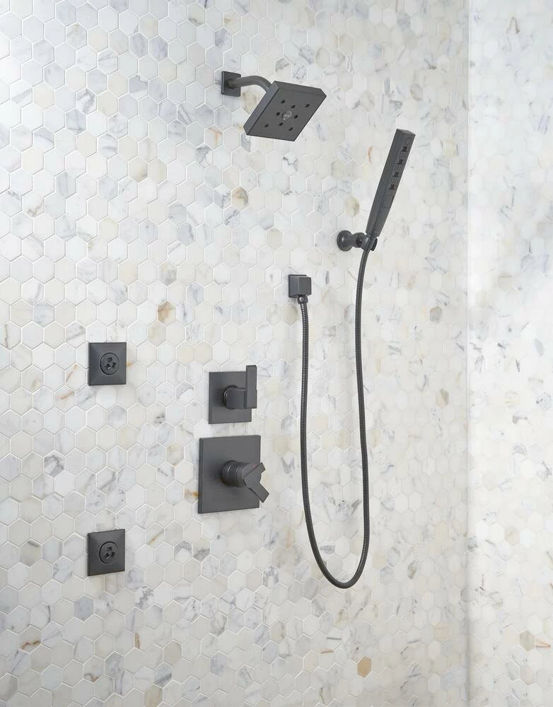 Delta Ara Monitor 17 Series H2Okinetic Shower Trim, Matte Black - Image 2