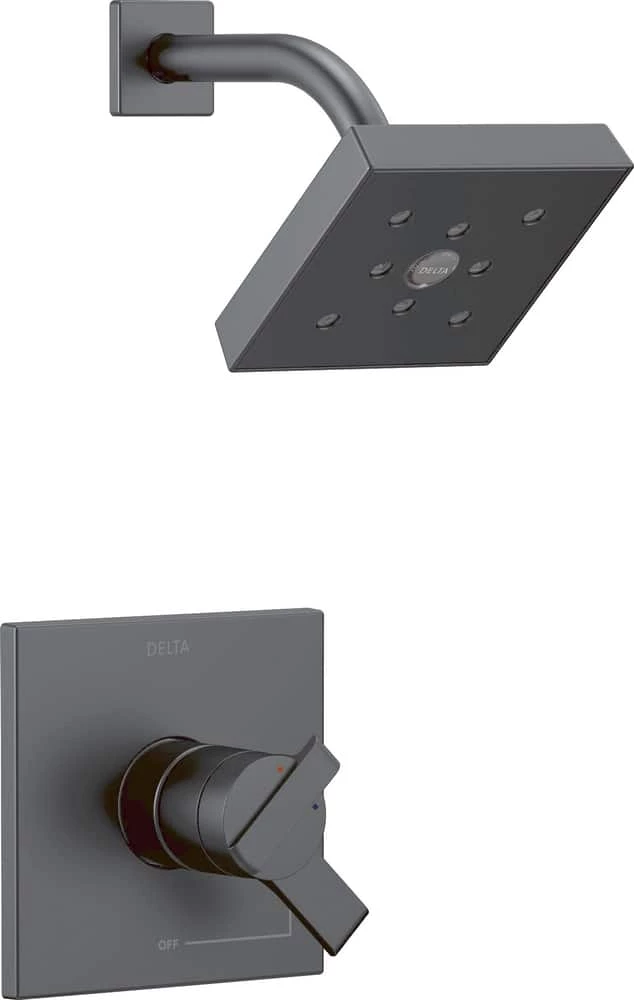 Delta Ara Monitor 17 Series H2Okinetic Shower Trim, Matte Black