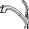 Delta Faucet Casey Single Handle Pull Out Kitchen Faucet, Chrome
