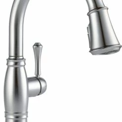 Delta Cassidy 1-Handle Pull-Down Kitchen Faucet, Arctic Stainless
