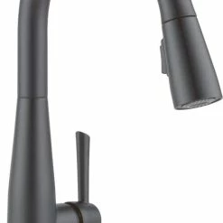 Delta Essa 1-Handle Pull-Down Kitchen Faucet, Matte Black