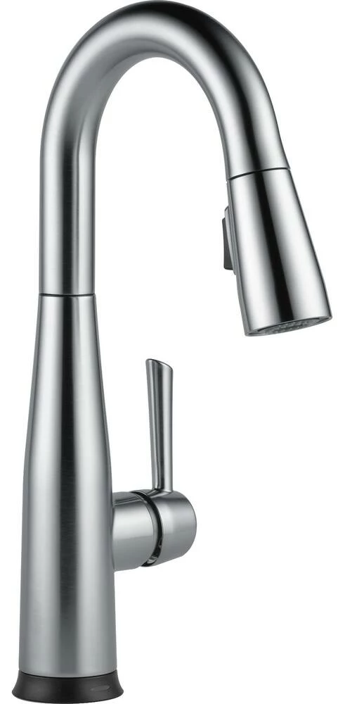 Delta Essa 1-Handle Pull-Down Bar/Prep Faucet, Arctic, Stainless