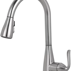 Delta Faucet Grenville Single Handle Pull Down Kitchen Faucet, Brushed Nickel