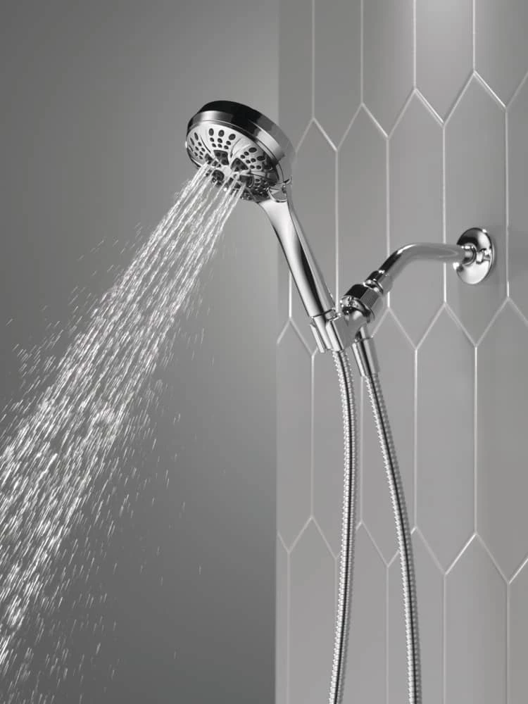 Delta Faucet 6-Setting Massage Spray Handheld Shower Head, Chrome - Image 4