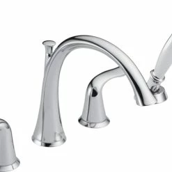 Delta Faucet Lahara®Double Handle Bathtub & Shower Faucet Trim With Hand Shower, Assorted Finishes