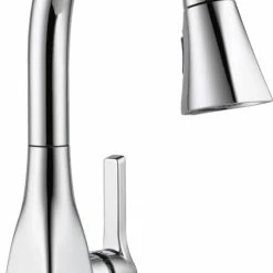 Delta Mateo 1-Handle Pull-Down Bar/Prep Faucet, Chrome