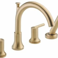 Delta Roman Tub With Hand Shower Trim, Champagne Bronze