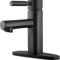 Delta Faucet Struct Single Handle Single Hole 4-in Centerset Bathroom Sink Faucet, WaterSense® Certified, Matte Black