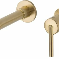 Delta Trinsic 1-H Wall-Mount Lav Faucet Trim, Champagne Bronze