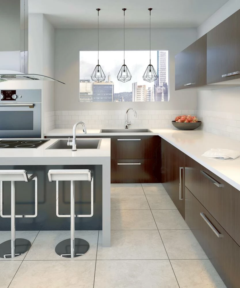 Delta Trinsic 1-Handle Pull-Down Bar/Prep Faucet, Chrome - Image 4