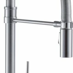 Delta Trinsic 1-Handle Pull-Down Kitchen Faucet, Spring Spout, Arctic Stainless