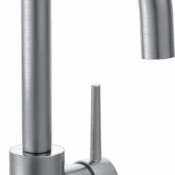 Delta Faucet Trinsic Single Handle Bar/Prep Kitchen Faucet, Arctic Stainless Steel