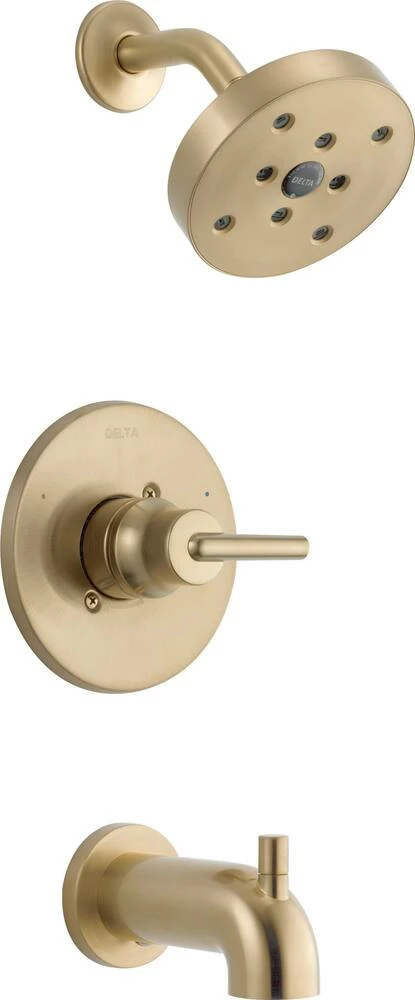 Delta Trinsic Monitor 14-S H2Okinetic Tub & Shower Trim, Champagne Bronze