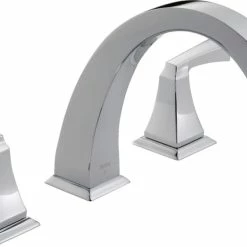 Delta Faucet Dryden Roman Double Handle Bathtub & Shower Faucet Trim, Assorted Finishes