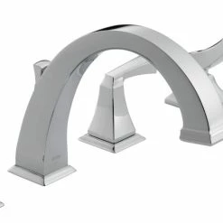 Delta Faucet Dryden Roman Double Handle Pressure Balanced Bathtub & Shower Faucet Trim With Hand Shower, Assorted Finishes